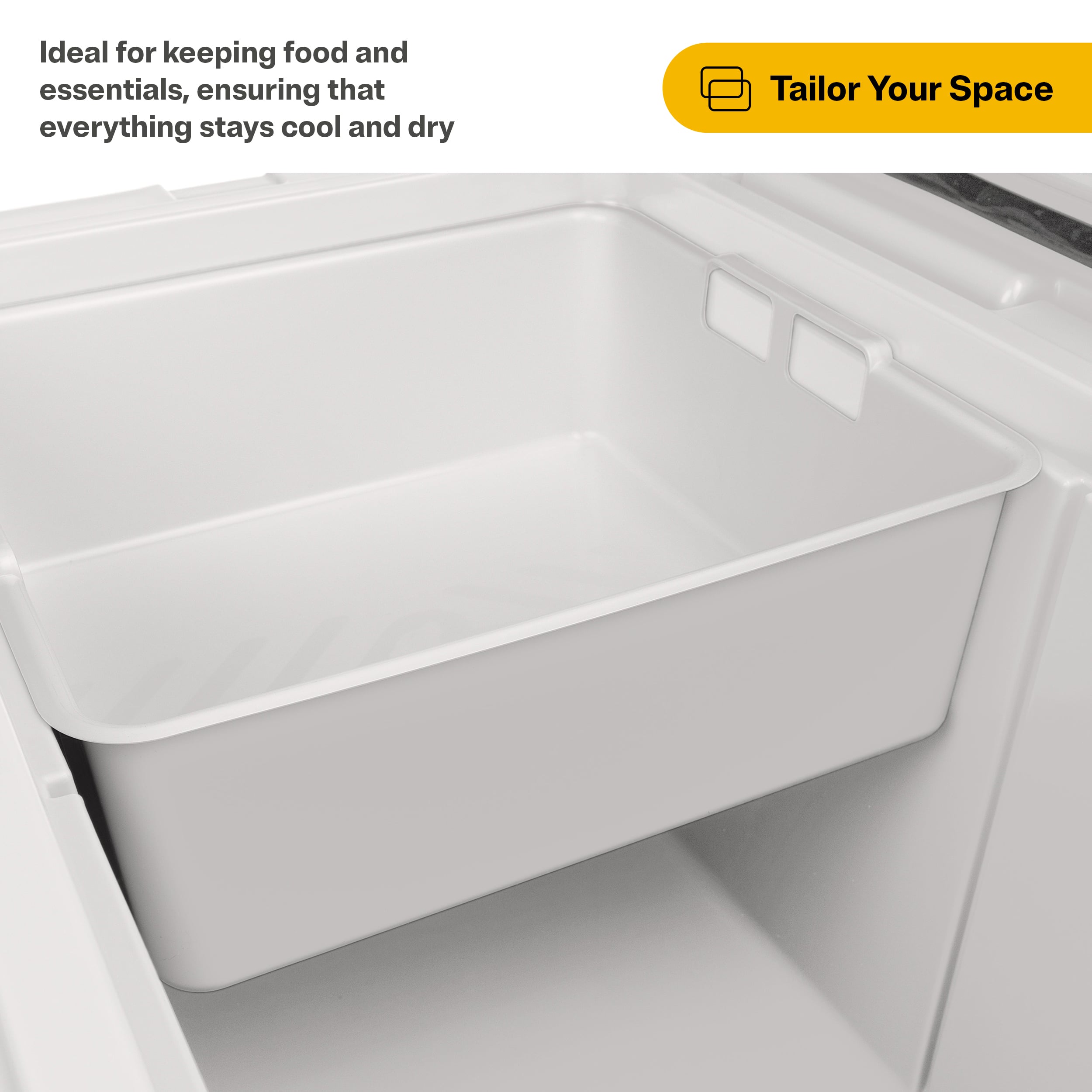 Ultra-Tough Cooler Dry Goods Basket