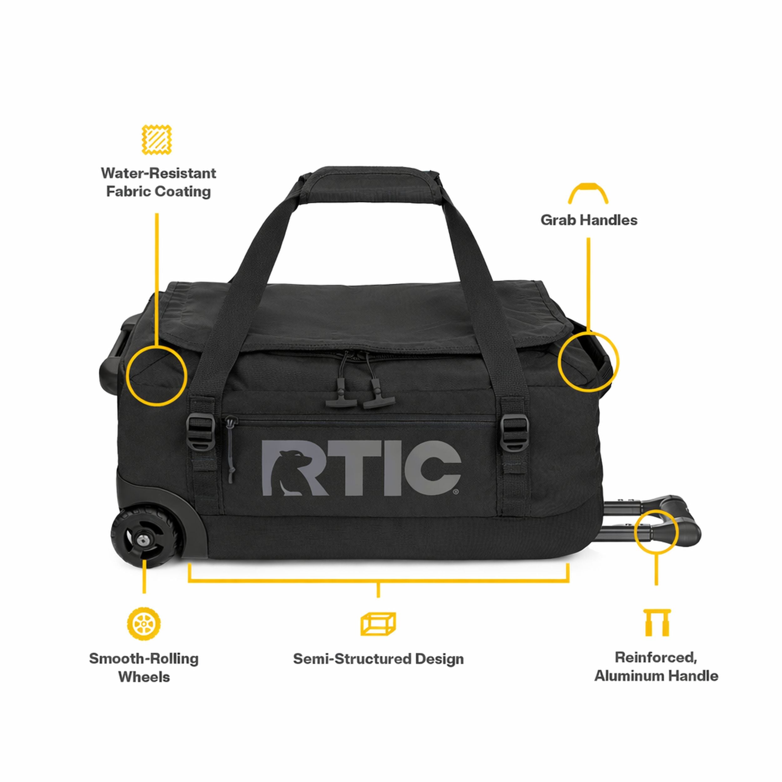 Road Trip Rolling Duffle Bag