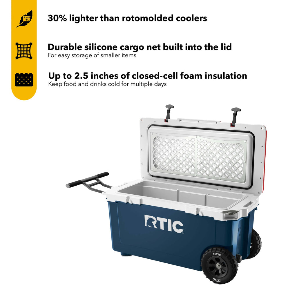 72 QT Ultra-Light Wheeled Cooler