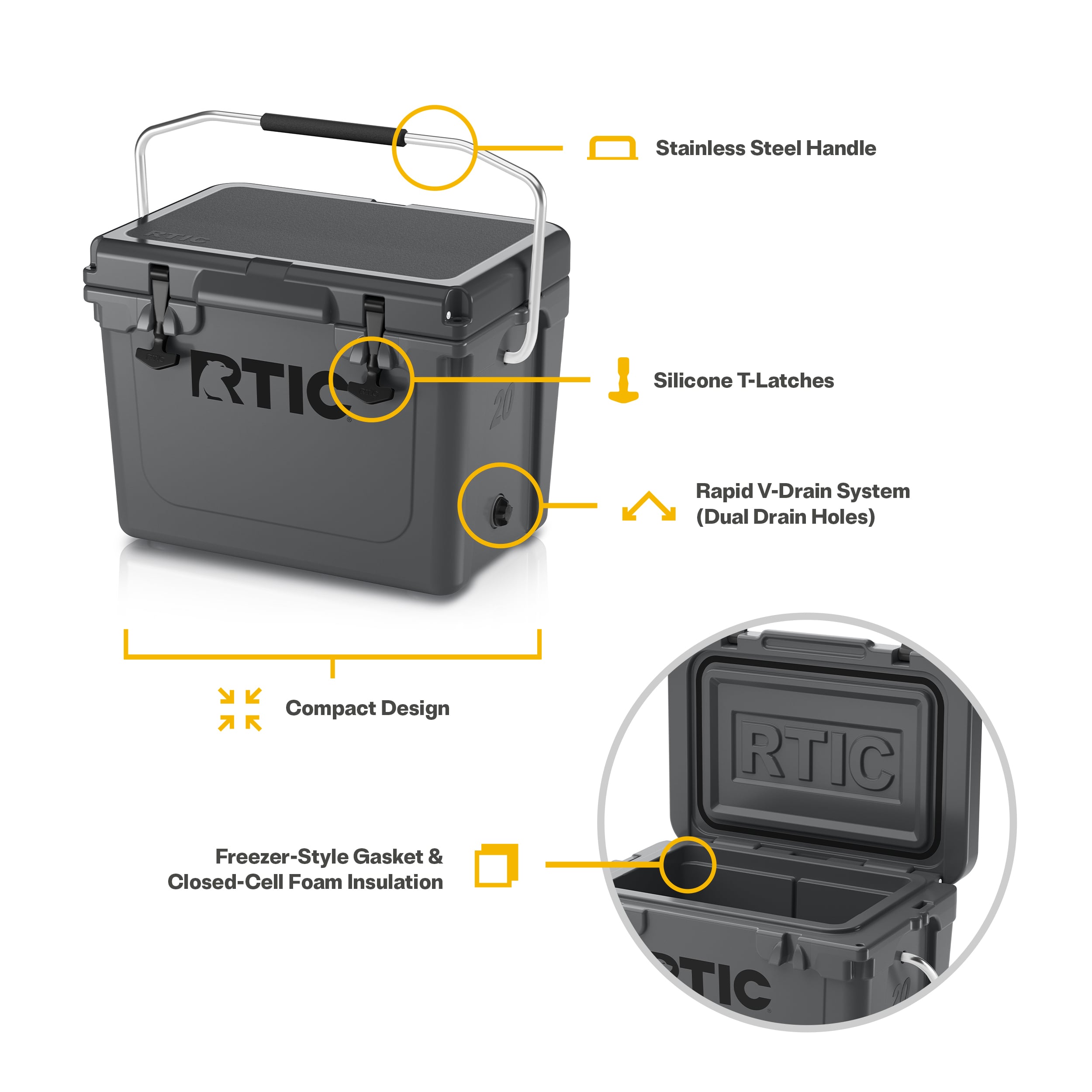 20 QT Ultra-Tough Cooler